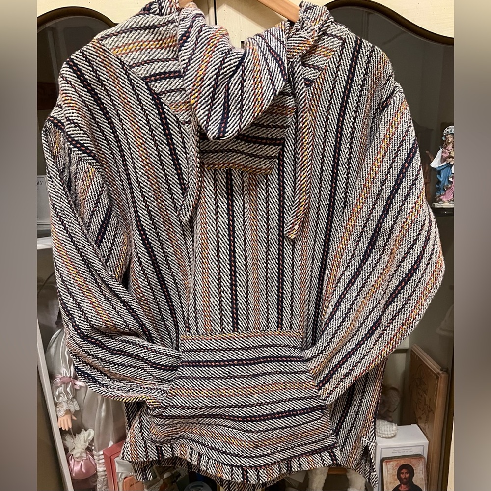 Original Senor Lopez of Santa Barbara Cotton Surfer Hooded pullover XL E…